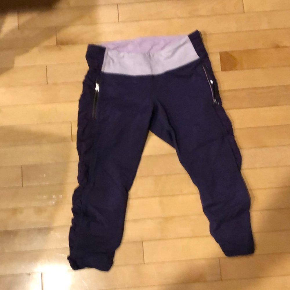 Cute Purple Lululemon Capri Leggings